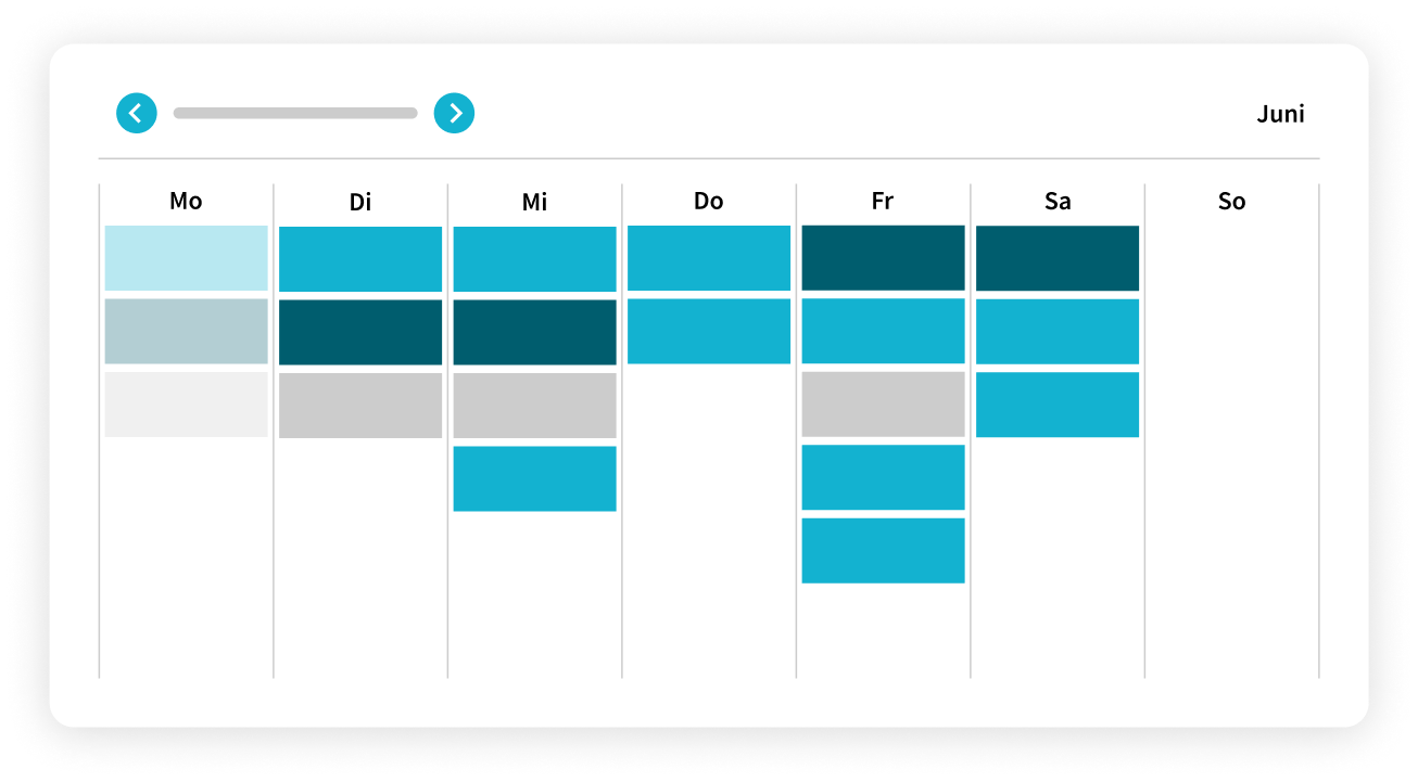 Wochenplan in individuellem Design